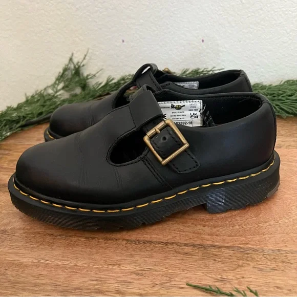 Dr. Martens Black Mary Jane Shoes - Picture 4 of 13
